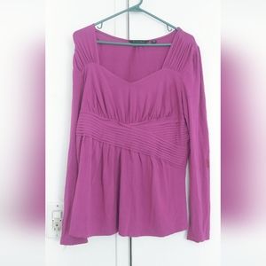 Beautiful Purple Small Top By Dialogue